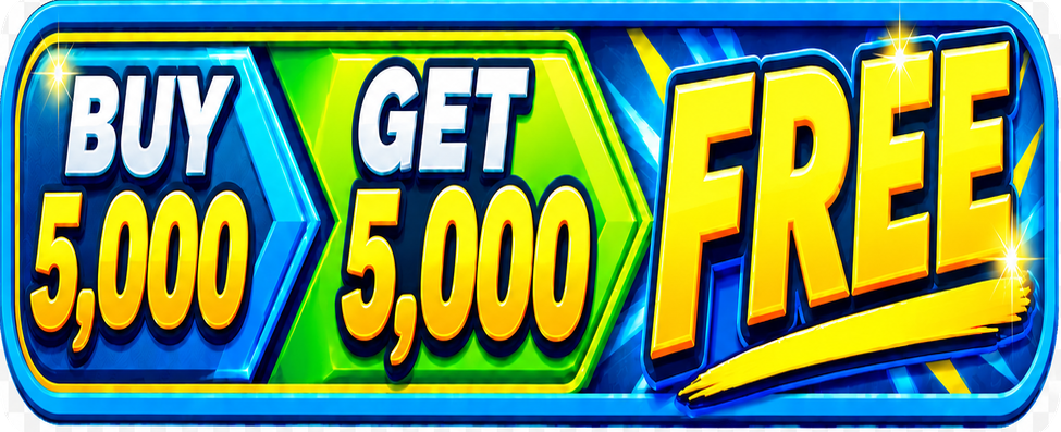 Buy 5,000, get 5,000 free